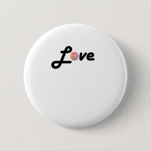 Geometrische Basketballform Low Poly Basketball Gi Button