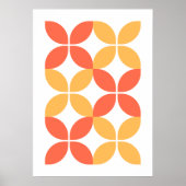 geometrische Bauhaus-Formen Poster (Vorne)