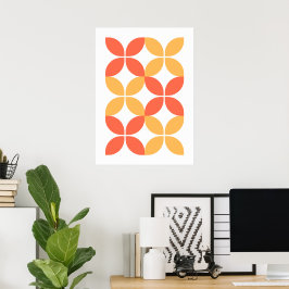 geometrische Bauhaus-Formen Poster