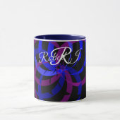 Geometrische Beeren-Mischung Kaffeetasse (Zentrum)