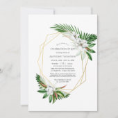 Geometrische Begehung des Lebens durch tropische V Einladung (Vorderseite)