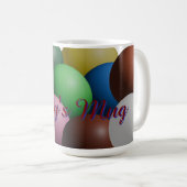 Geometrische Bereiche für Text oder Namen Kaffeetasse (VorderseiteRechts)