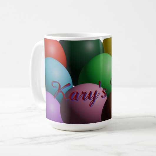 Geometrische Bereiche für Text oder Namen Kaffeetasse (Vorderseite Links)