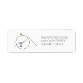 Geometrische Berge| Boho | Benutzerdefinierte Adre (Vorne)