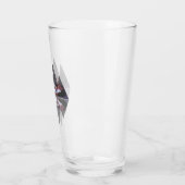 Geometrische Berglandschaft Glas (Links)