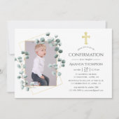 Geometrische Bestätigung der Eukalyptus Einladung (Vorderseite)