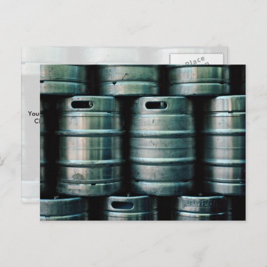 Geometrische Bierfäden, Tschechische Republik Postkarte (Vorne/Hinten)