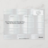 Geometrische Bierfäden, Tschechische Republik Postkarte (Rückseite)