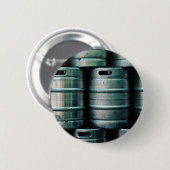 Geometrische Bierfässer, Tschechische Republik Button (Vorne & Hinten)