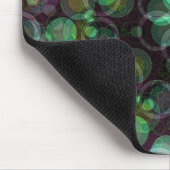 Geometrische Blasen Art Mousepad (Ecke)