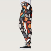Geometrische Blätter Leggings (Links)