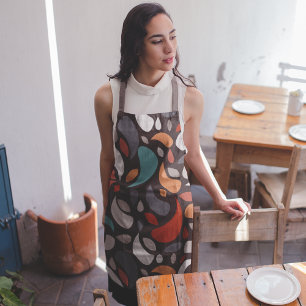 Geometrische Blätter Schürze