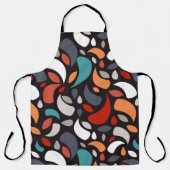 Geometrische Blätter Schürze (Vorderseite)