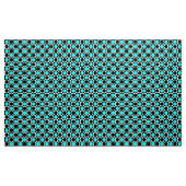 Geometrische blaue schwarze Punkte Stoff (Yard (91,4 cm))