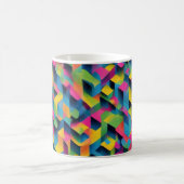 Geometrische Bliss - 3D Texturierte Tasse (Mittel)