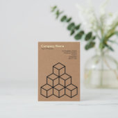 Geometrische Blöcke - Karte (Stehend Vorderseite)