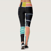 Geometrische Blöcke Leggings (Rückseite)