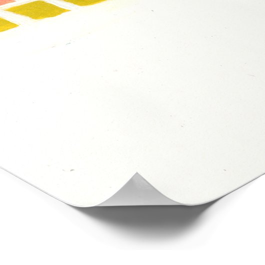 Geometrische Blöcke Poster (Ecke)