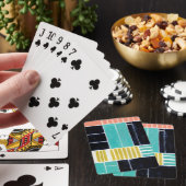 Geometrische Blöcke Spielkarten (In Situ)