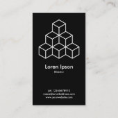 Geometrische Blöcke Visitenkarte (Rückseite)