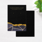 Geometrische Blue Black Gold Earring Display Cards (Schreibtisch)