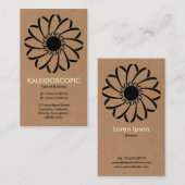 Geometrische Blume 01 - Karte (Vorne/Hinten)