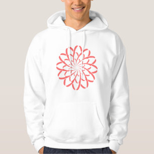Geometrische Blume 02 Hoodie