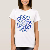Geometrische Blume 02 T-Shirt (Vorderseite)