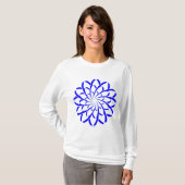 Geometrische Blume 02 T-Shirt (Vorne ganz)