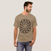 Geometrische Blume 02 T-Shirt (Vorne ganz)