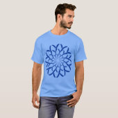 Geometrische Blume 02 T-Shirt (Vorne ganz)