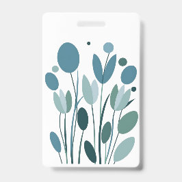 Geometrische Blume Ausweis