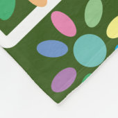 Geometrische Blume des Gartens Fleecedecke (Ecke)