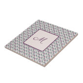 Geometrische Blume Fliese (Seite)