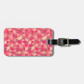 geometrische Blume Gepäckanhänger (Vorderseite horizontal)