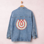 Geometrische Blume Jeansjacke (Hangar)