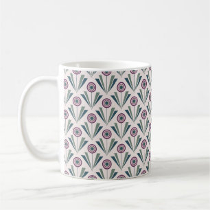 Geometrische Blume Kaffeetasse
