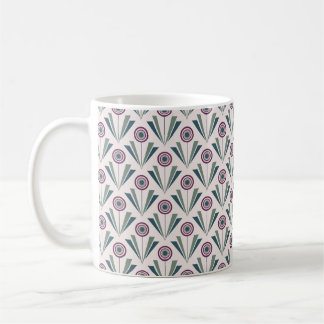 Geometrische Blume Kaffeetasse