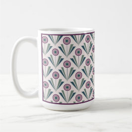 Geometrische Blume Kaffeetasse