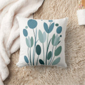 Geometrische Blume Kissen (Decke)