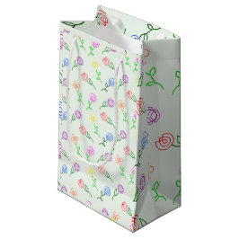 Geometrische Blume Kleine Geschenktüte
