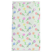 Geometrische Blume Kleine Geschenktüte (Vorderseite)