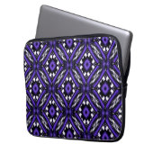 Geometrische Blume...... Laptopschutzhülle (Vorderseite Links)