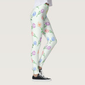 Geometrische Blume Leggings (Rechts)