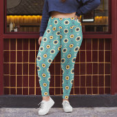geometrische Blume Leggings