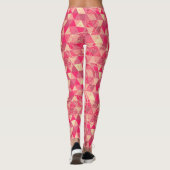 geometrische Blume Leggings (Rückseite)