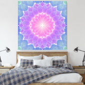 Geometrische Blume Leinwanddruck (Insitu (Schlafzimmer))