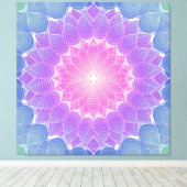 Geometrische Blume Leinwanddruck (Insitu (Holzboden))