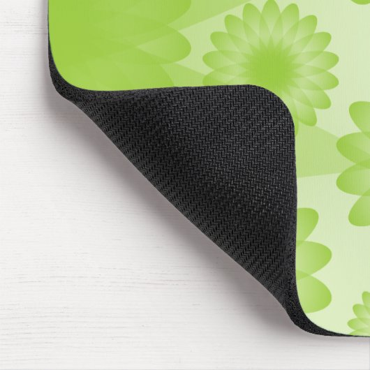 Geometrische Blume - Mars Green Mousepad (Ecke)