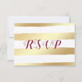 geometrische Blume RSVP Karte (Rückseite)